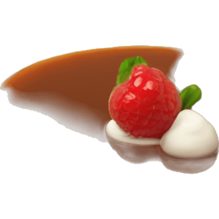 Flan pâtissier emoji