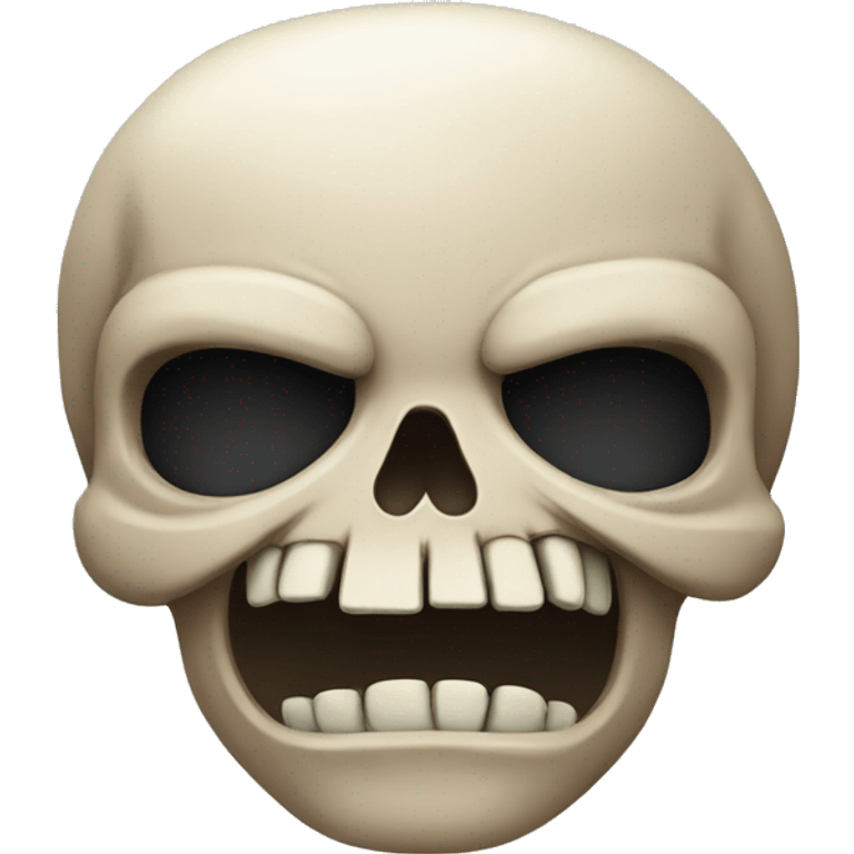  skull with fist emoji