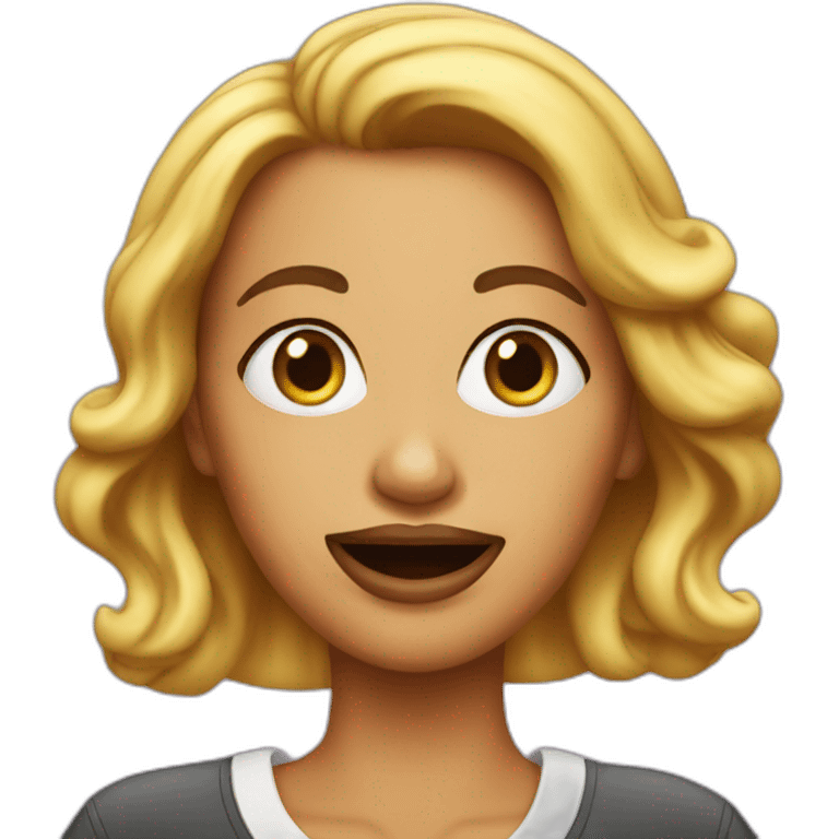 lady comedian emoji