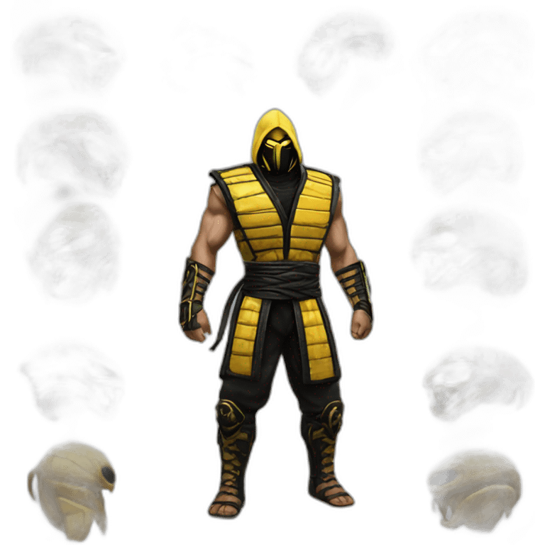 Scorpion mortal kombat 1 realistic emoji