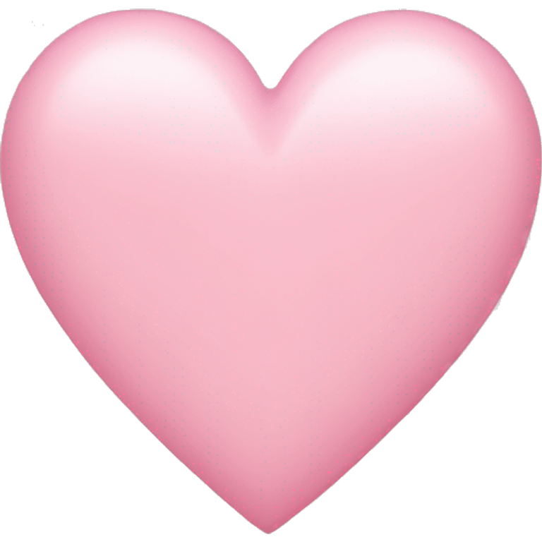 Lightpink heart emoji