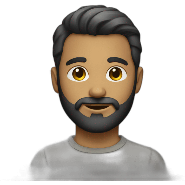 male-beard-young emoji