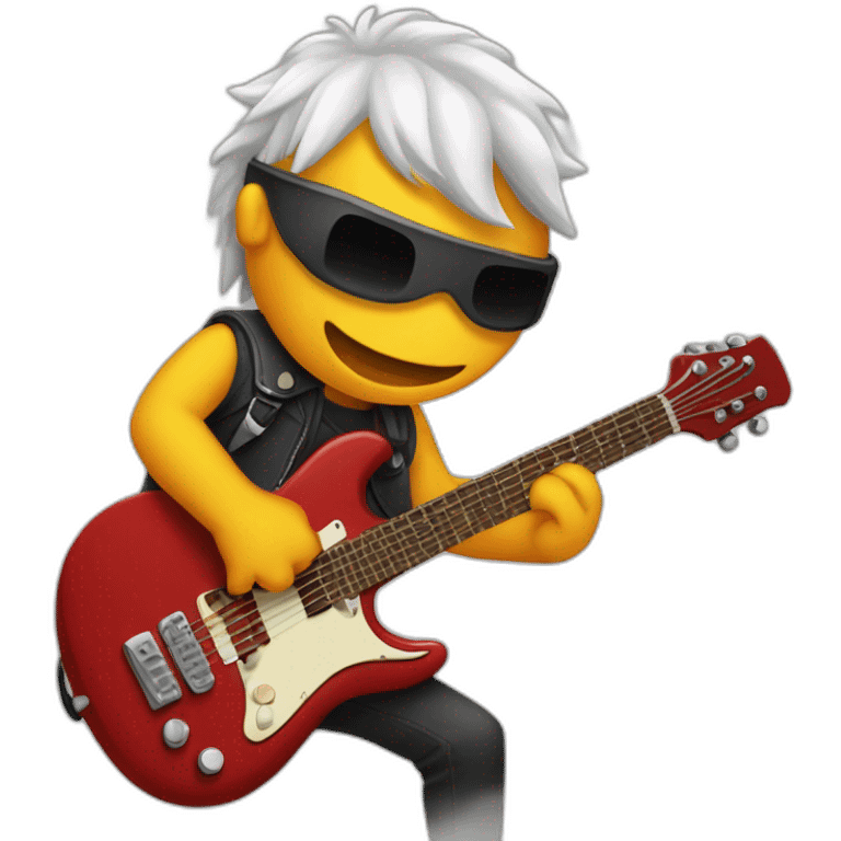 Dracaufeu who play guitare emoji