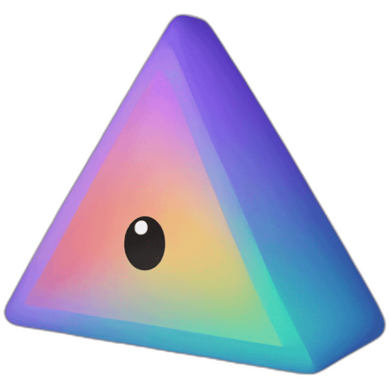 cute triangle emoji