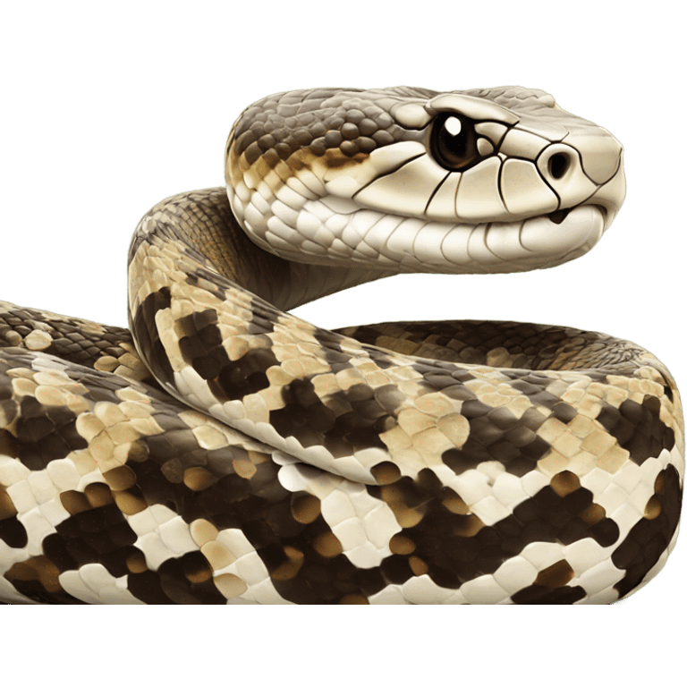 Eastern diamond back rattle snake  emoji