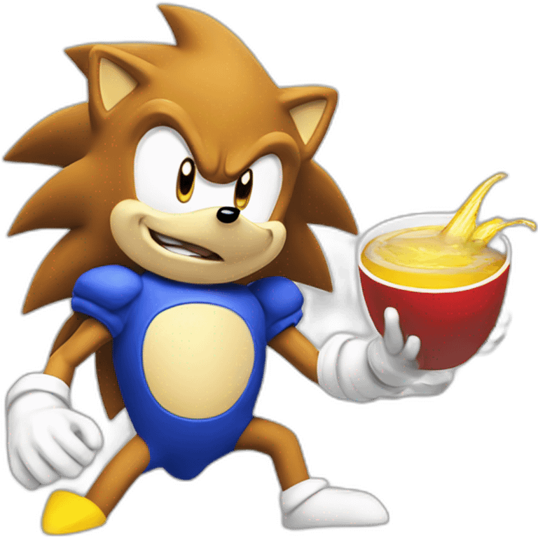 Super sonic thé hedgehog emoji