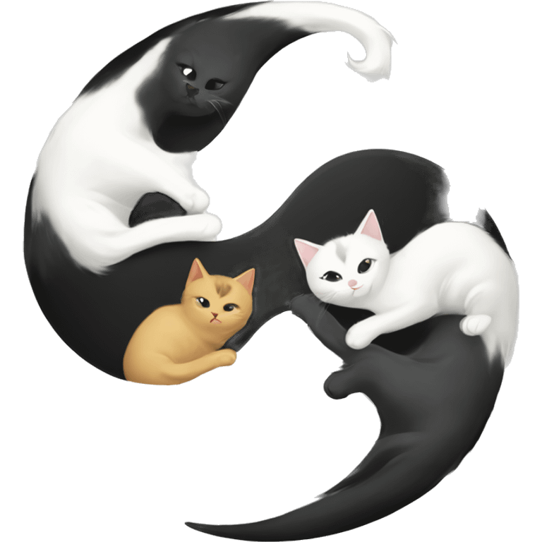 yin yang cats emoji