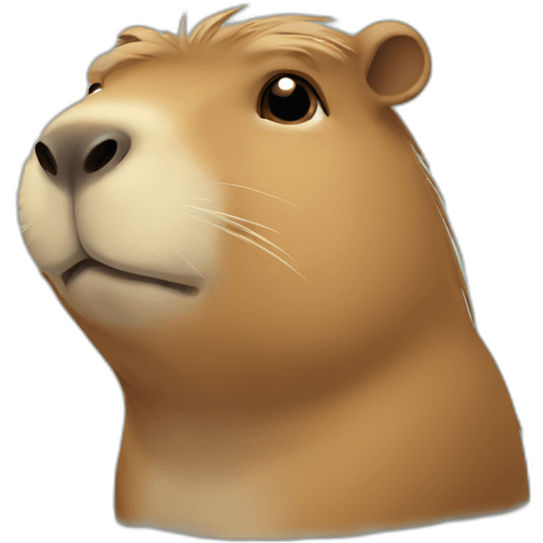 sad capybara emoji