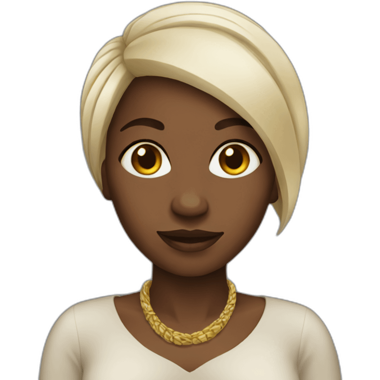 african woman emoji