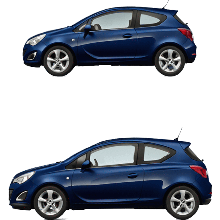 Car Opel corsa d dark blue  emoji