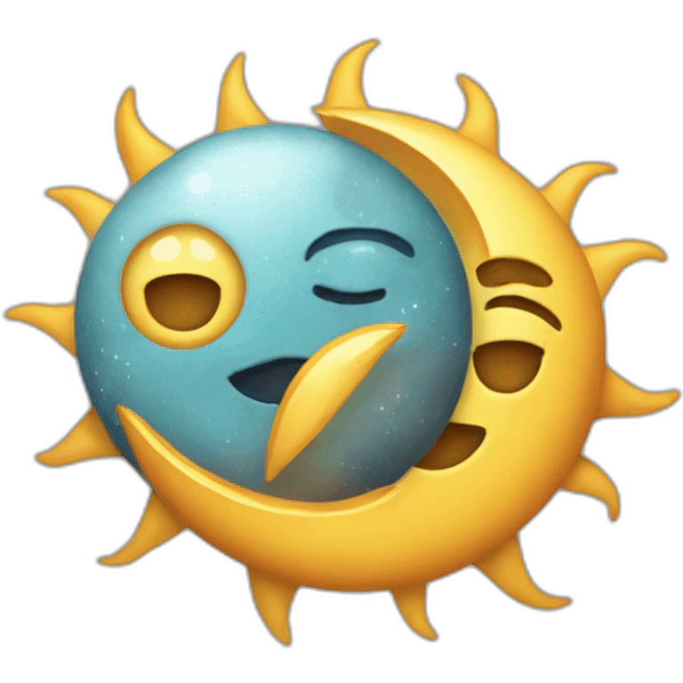 sun and moon emoji