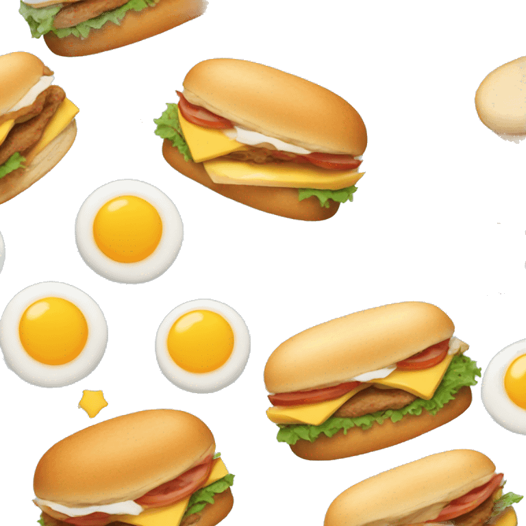 Breakfast sandwich emoji