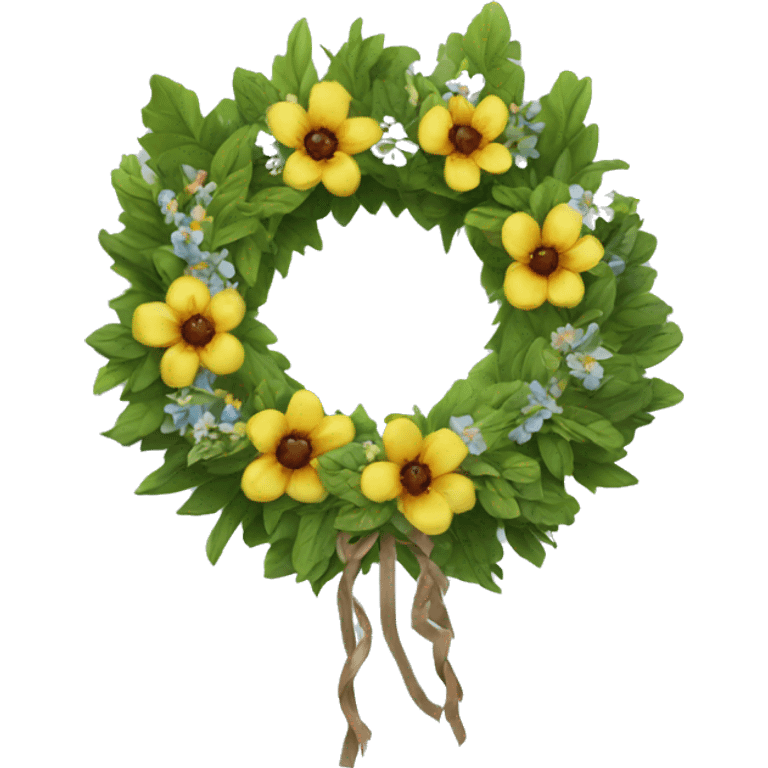 Wreath ivana kupala emoji