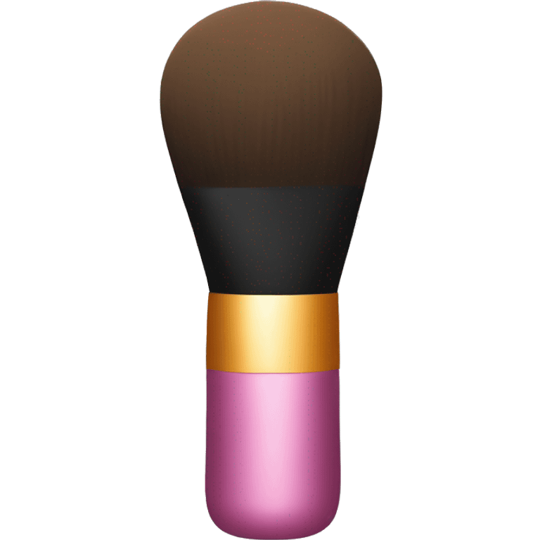 makeup brush with makeup object emoji