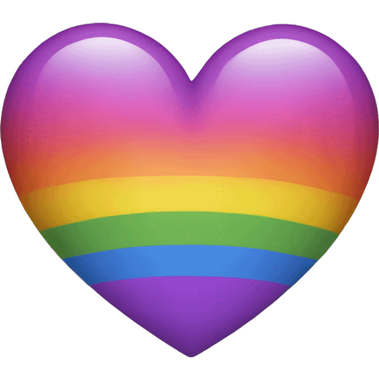 LGBT heart emoji