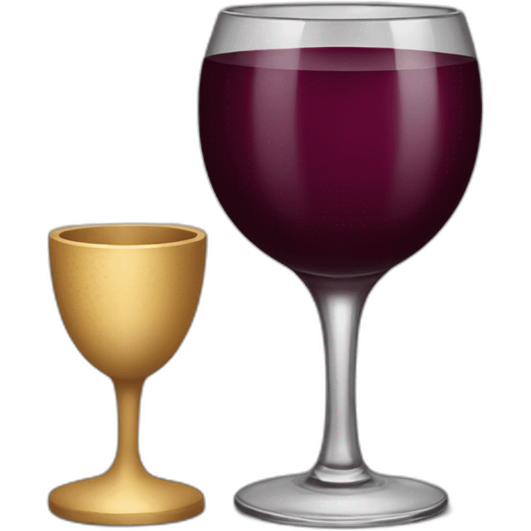 goblet and wine emoji