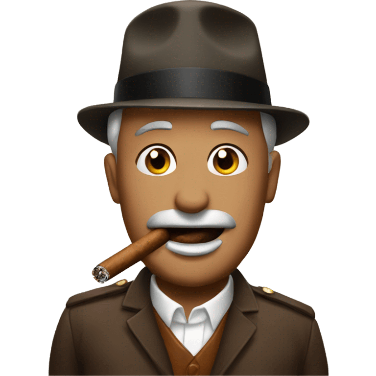 A cigar  emoji