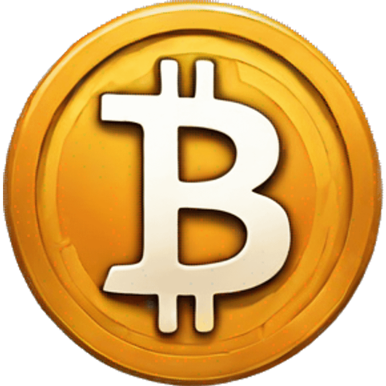 Bitcoin logo emoji