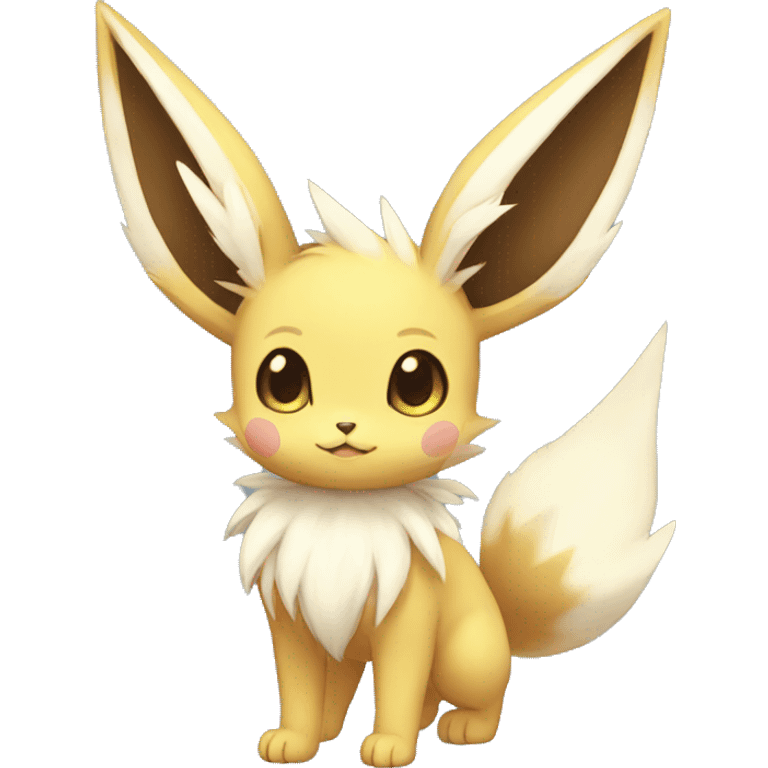 Kawaii Eeveelution-Cute-Pokémon-fusion full body emoji