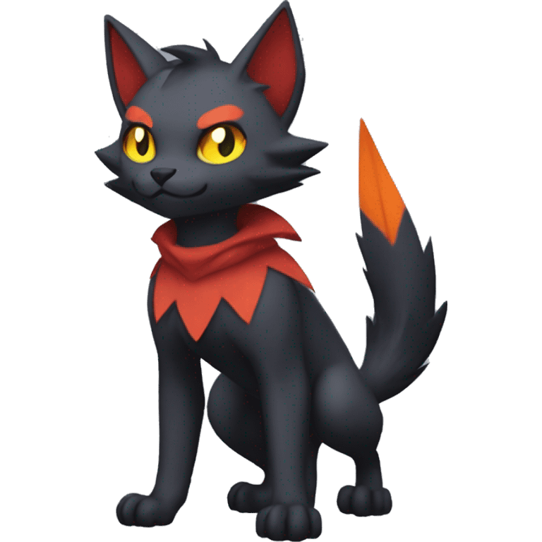 Torracat-Zoroark-Litten-Zorua-bat-cat full body emoji