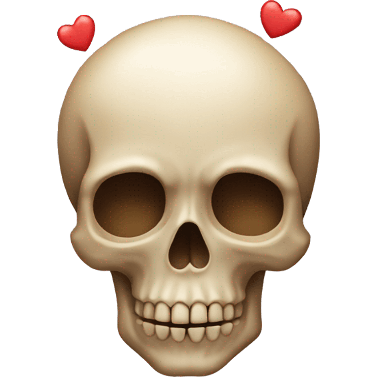 skull with hearts  emoji