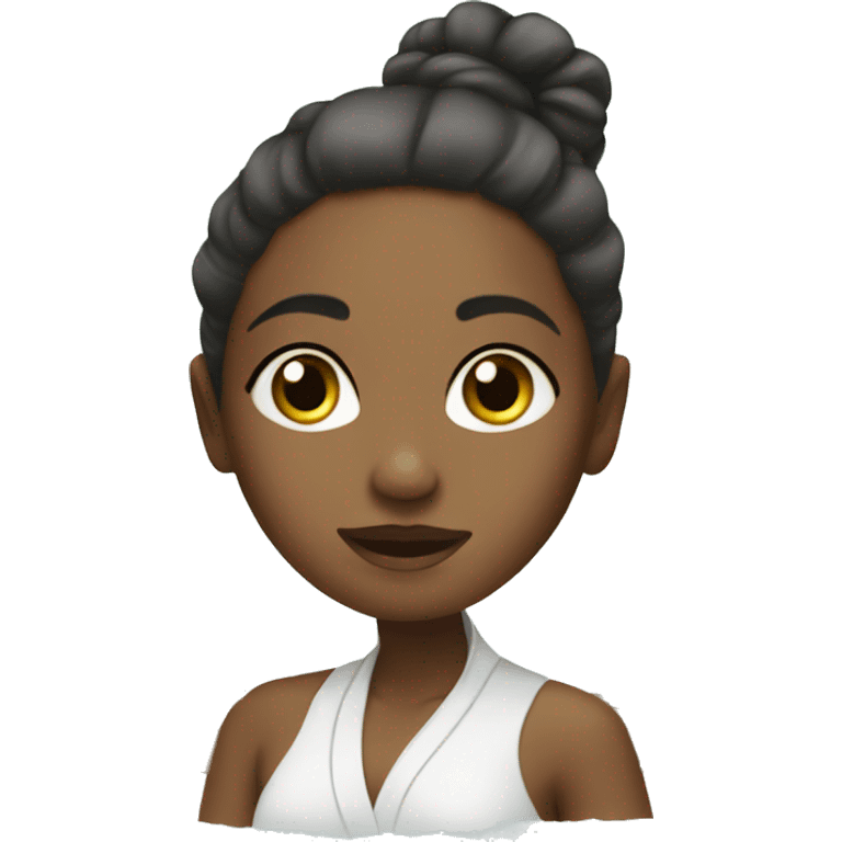 Girl at the spa emoji