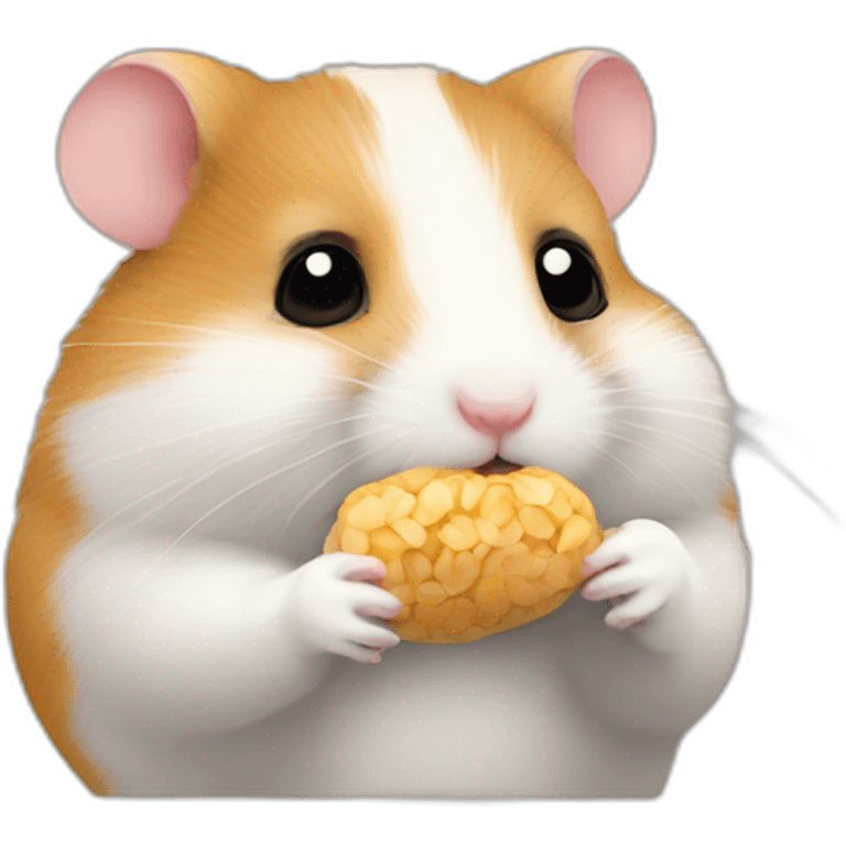 Hamster with a peanut emoji