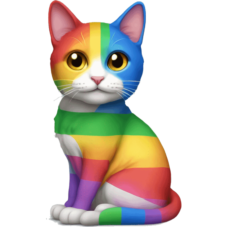 pride flag cat emoji