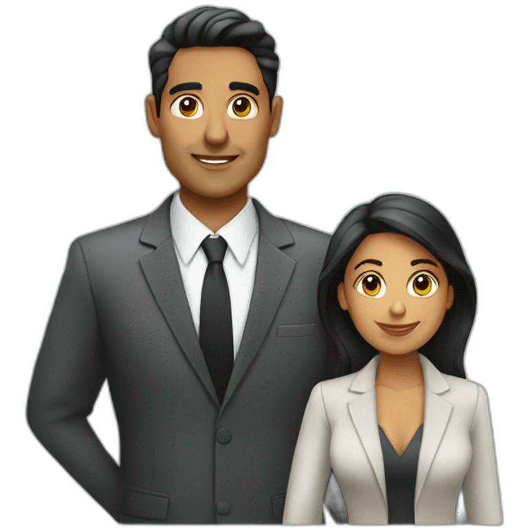 business latin couple emoji