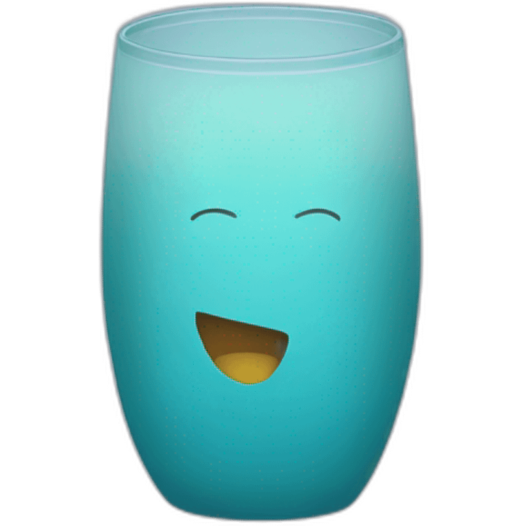 Vaso de agua emoji