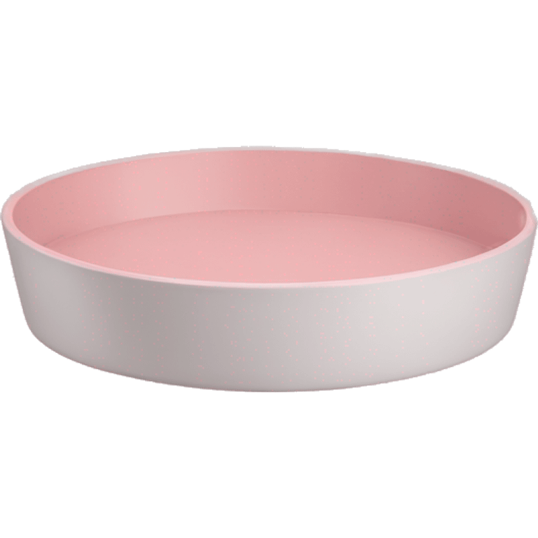 Light pink t tray emoji