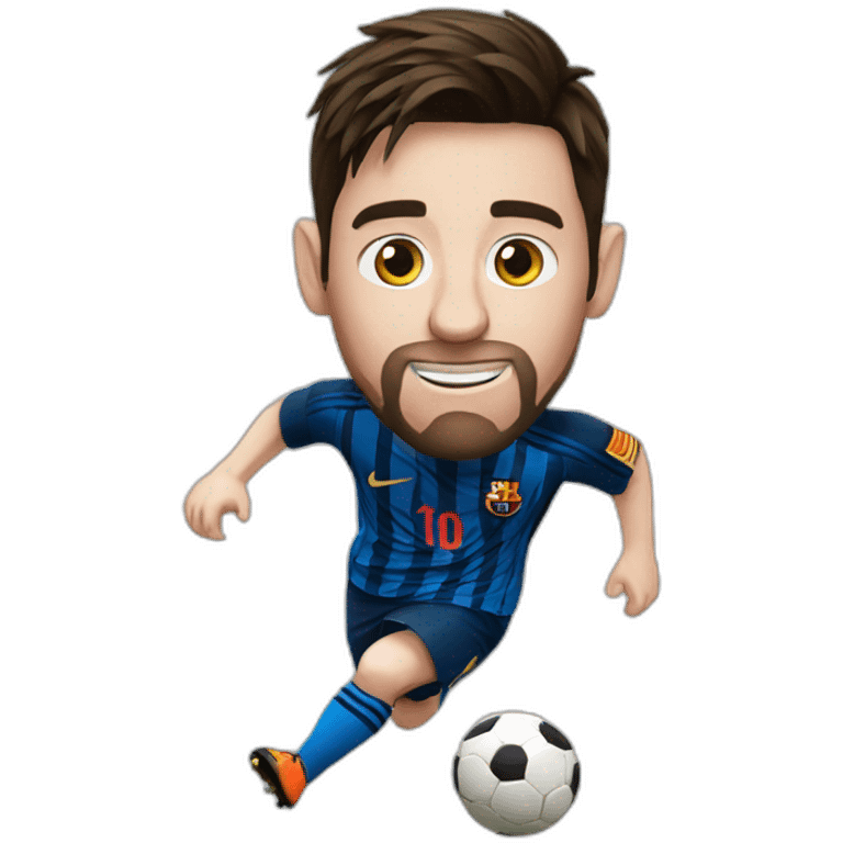 Messi futbol emoji