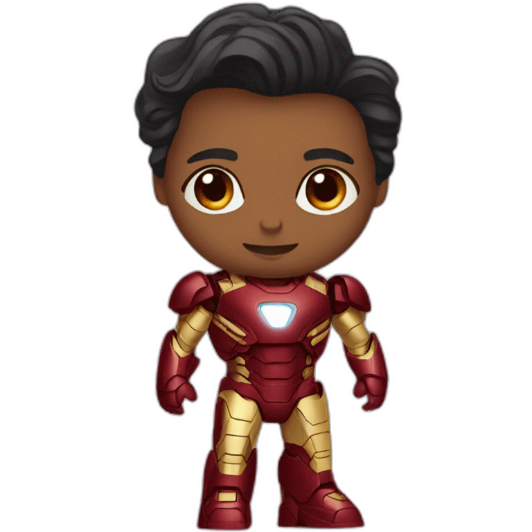 Gender fluid iron man emoji