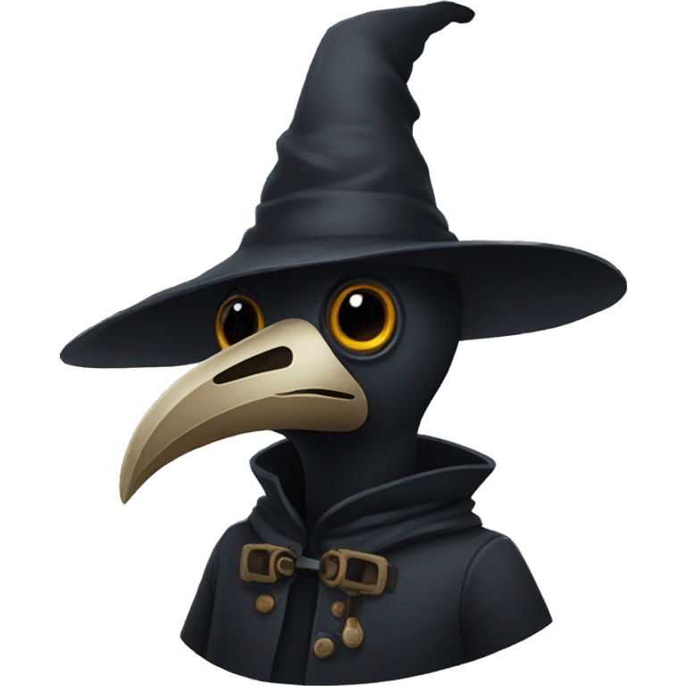 Cute plague doctor emoji