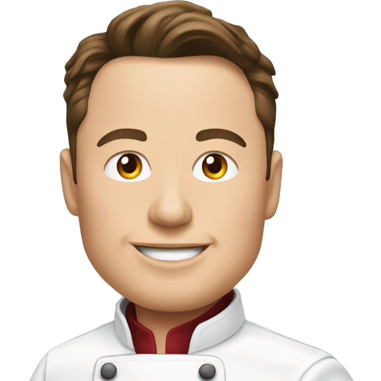 elon musk working as a chef emoji