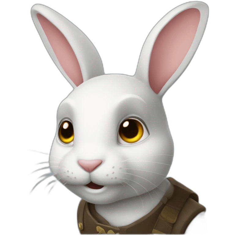 Lapin sur aracanin dans cinema emoji