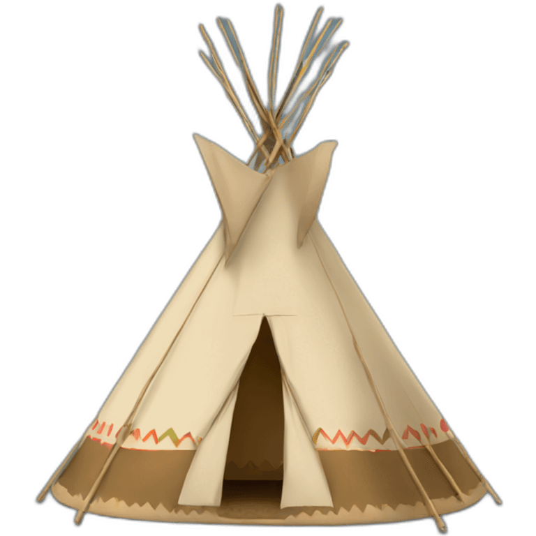 Teepee emoji