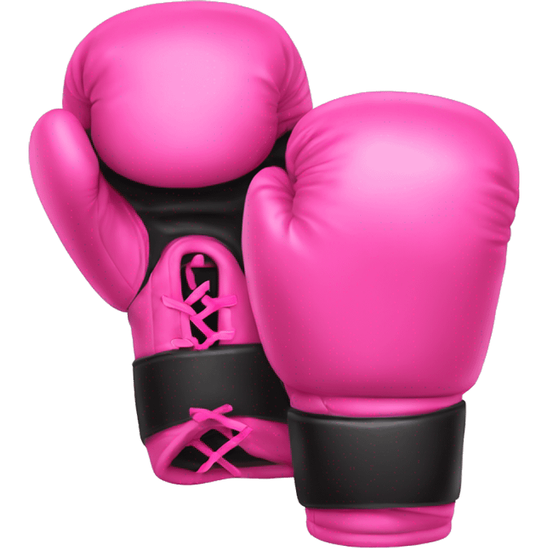 Pink boxing gloves  emoji