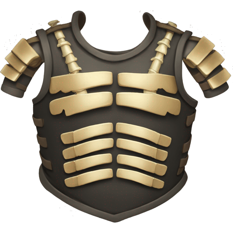 torso armor with bones emoji