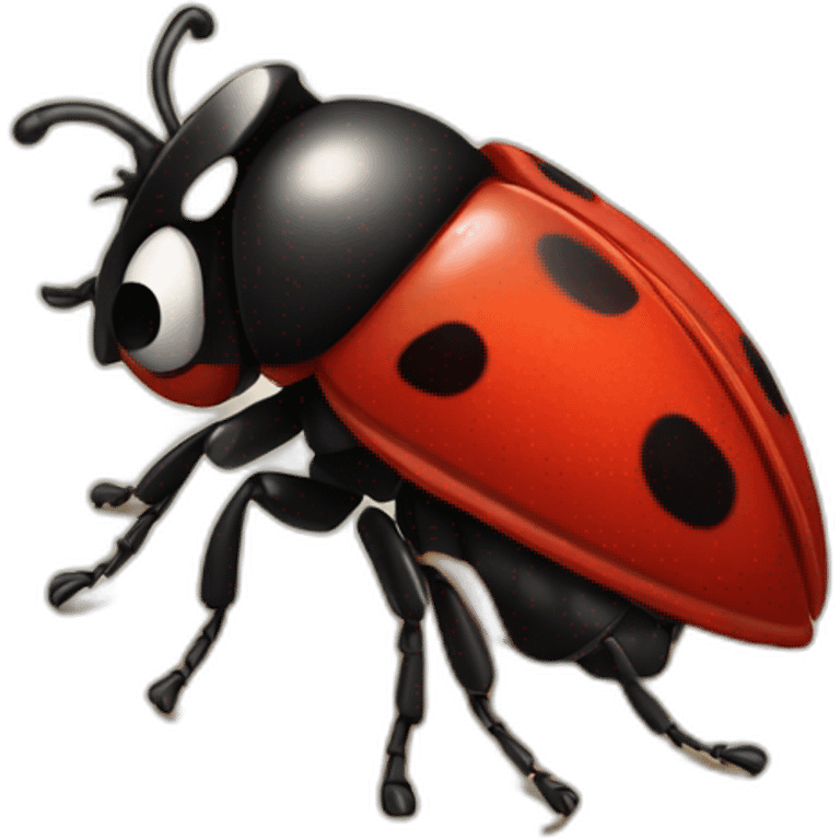 a ladybug who is a warrior emoji