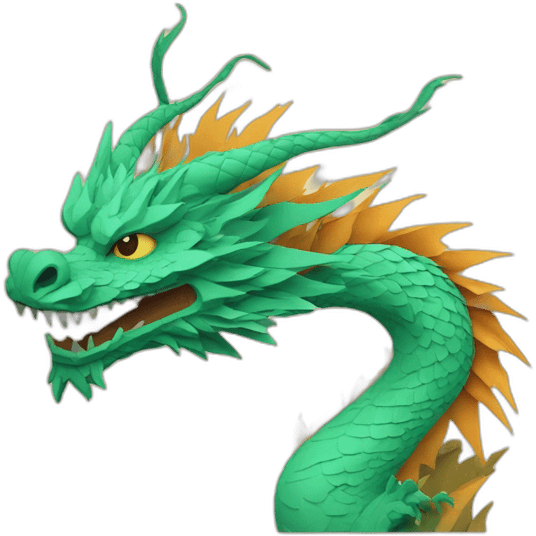 Chinese paper dragon emoji