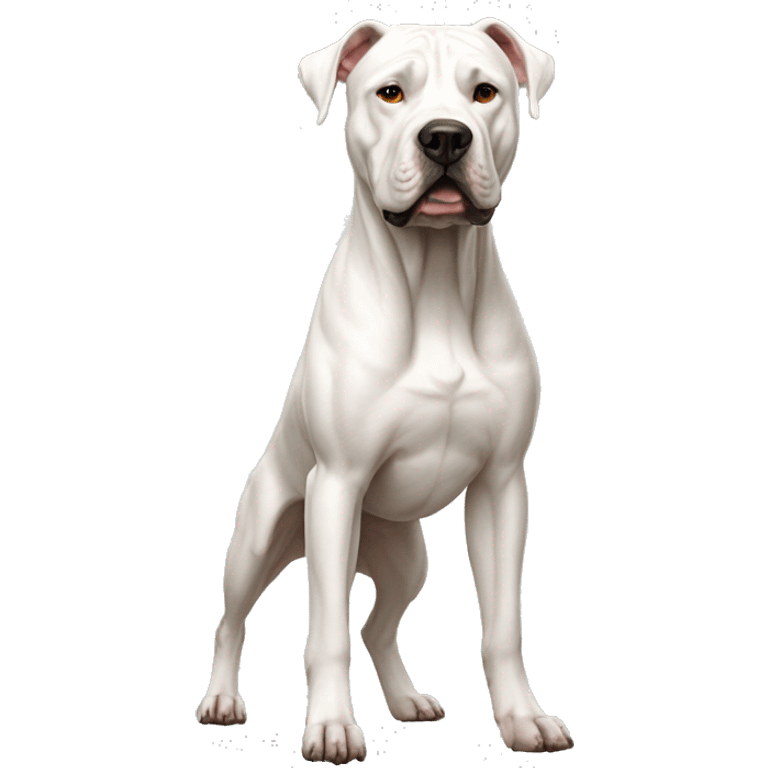 Dogo Argentino Dog Breed Full Body emoji