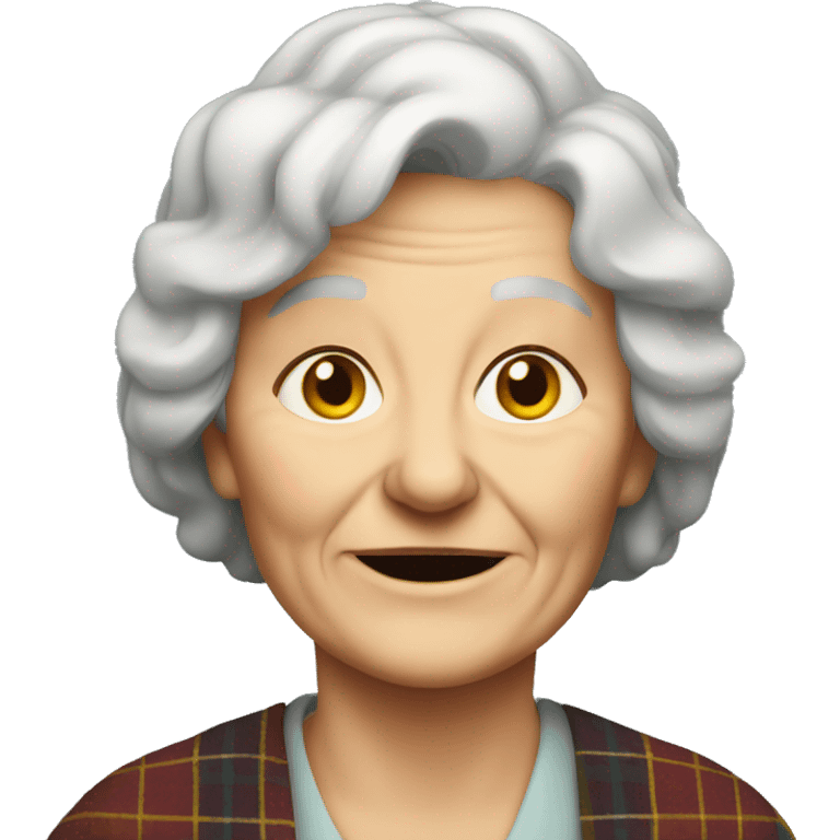 Old Scottish woman emoji