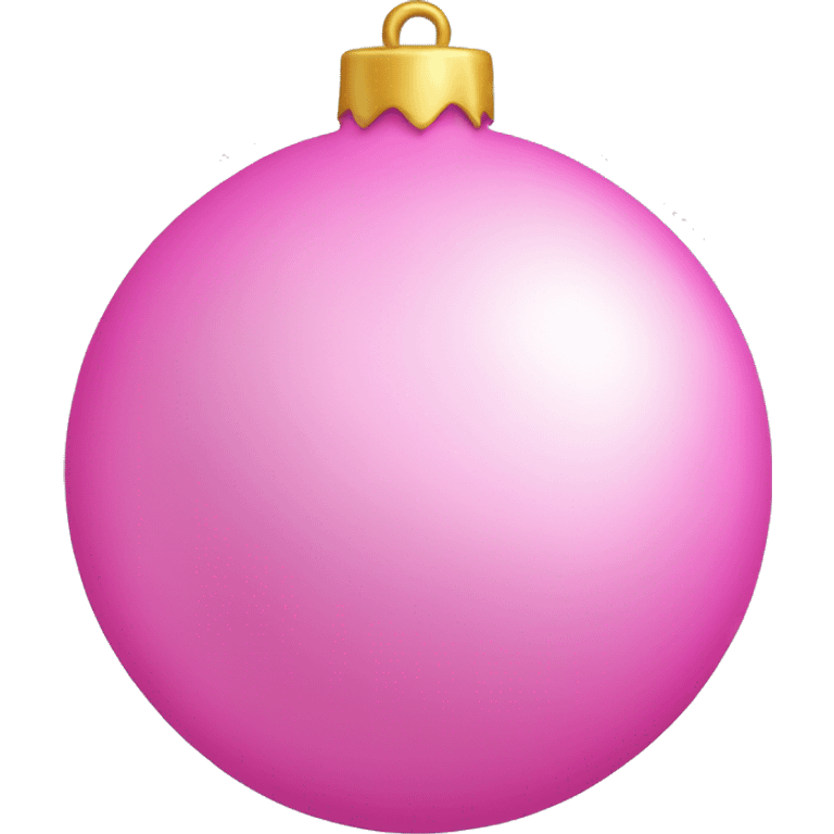 pink x-mas tree ball emoji