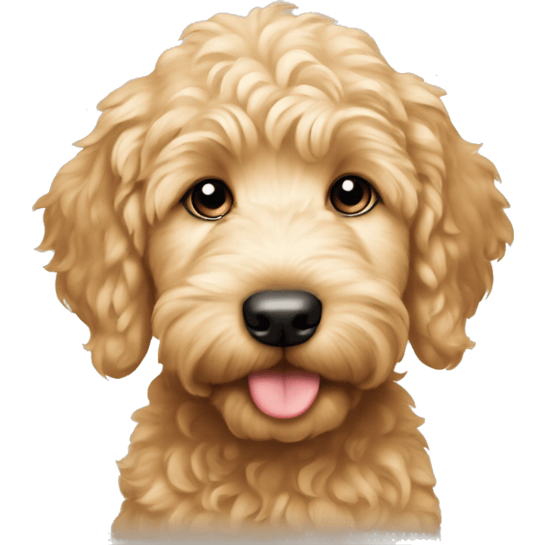 golden doodle puppy emoji