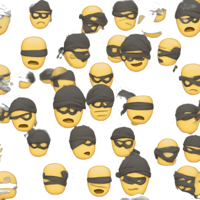 Blindfold the pirates emoji