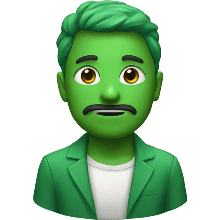 Amongus sus Green  emoji