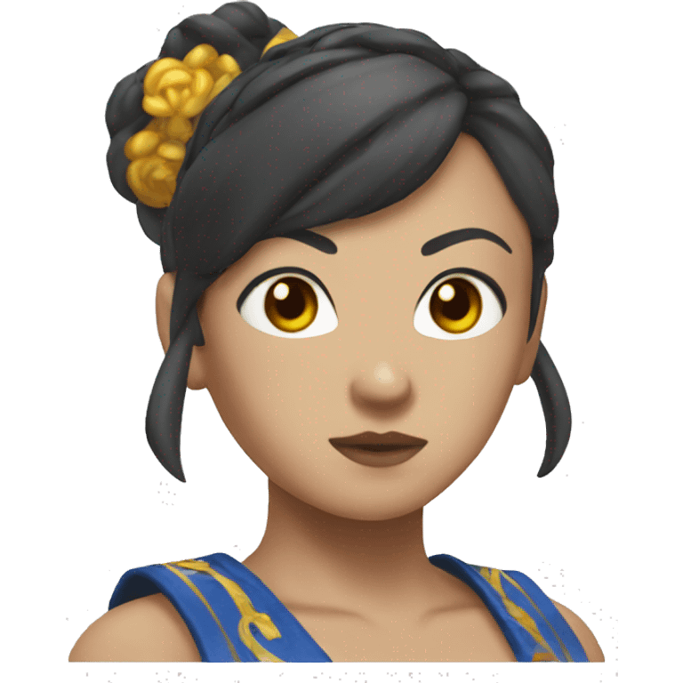 Chunli with white skin emoji