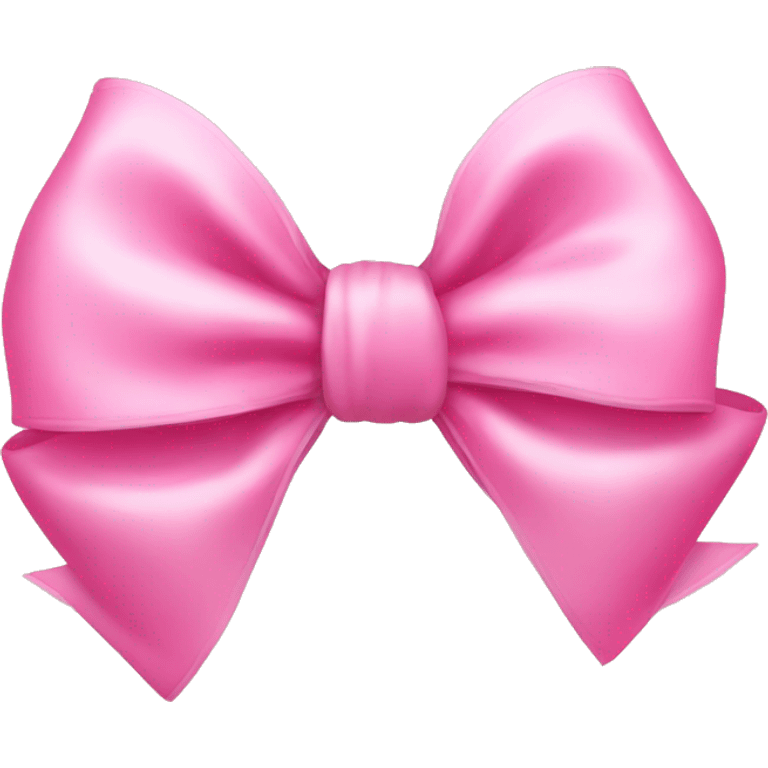 pretty pink bow emoji