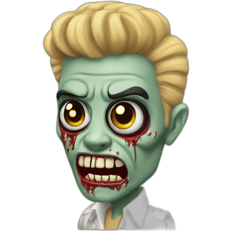 zombie elvis emoji